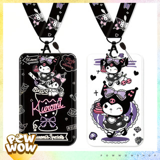 Bao Đựng Thẻ Nhân Viên Nhựa ABS Phong Cách Nhân Vật Hoạt Hình Sanrio Kuromi Đáng Yêu Cute