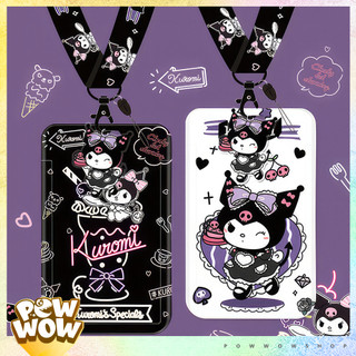 Bao Đựng Thẻ Nhân Viên Nhựa ABS Phong Cách Nhân Vật Hoạt Hình Sanrio Kuromi Đáng Yêu Cute