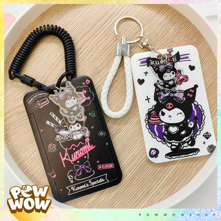 Bao Đựng Thẻ Nhân Viên Nhựa ABS Phong Cách Nhân Vật Hoạt Hình Sanrio Kuromi Đáng Yêu Cute
