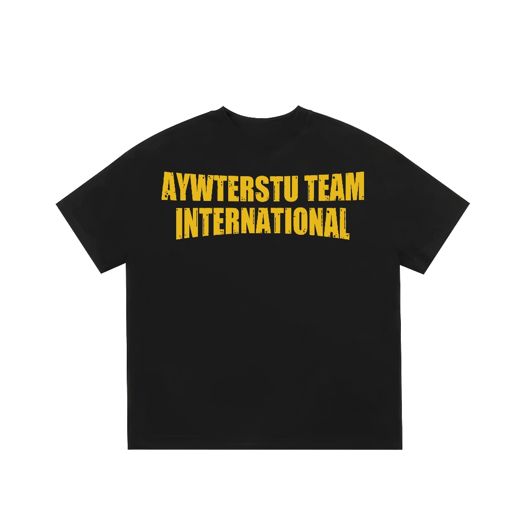 Áo thun form boxy BLACKDOKI-AYWTER INTERNATIONAL áo phông chất cotton 260gsm form rộng tay oversize