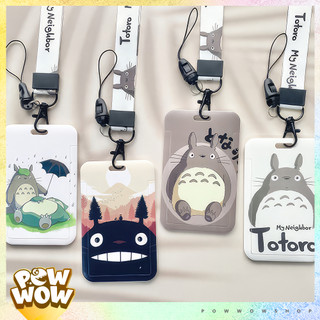 Bao Đựng Thẻ Nhân Viên Nhựa ABS Phong Cách Nhân Vật Hoạt Hình Anime Manga Totoro Dễ Thương Cute