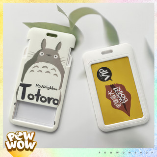 Bao Đựng Thẻ Nhân Viên Nhựa ABS Phong Cách Nhân Vật Hoạt Hình Anime Manga Totoro Dễ Thương Cute