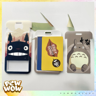 Bao Đựng Thẻ Nhân Viên Nhựa ABS Phong Cách Nhân Vật Hoạt Hình Anime Manga Totoro Dễ Thương Cute