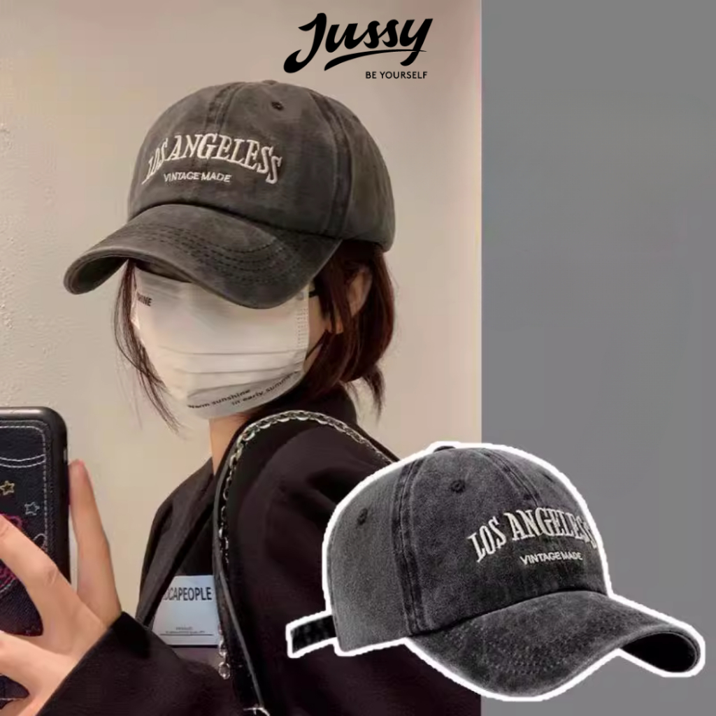 Mũ Lưỡi Trai Y2K Jean Wash Los Ageles Jussy Official Nón Mũ Nam Nữ Vải Jean Bạc Style Bụi Cá Tính Form Mềm Ôm Đầu | BigBuy360 - bigbuy360.vn