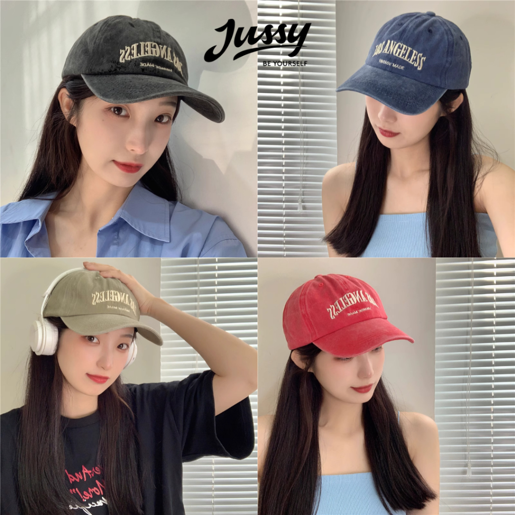 Mũ Lưỡi Trai Y2K Jean Wash Los Ageles Jussy Official Nón Mũ Nam Nữ Vải Jean Bạc Style Bụi Cá Tính Form Mềm Ôm Đầu | BigBuy360 - bigbuy360.vn