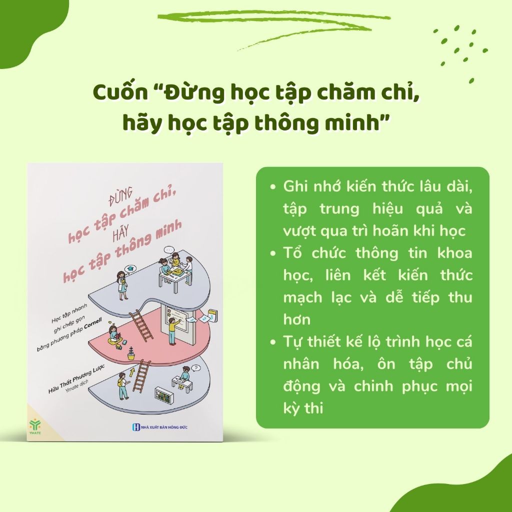 Ảnh Combo 2 Cuốn- Đừng Học Tập Chăm Chỉ, Hãy Học Tập Thông Minh + Cách Mạng Học Tập Với Ai X10 Hiệu Quả Học Tập - YMATE 2