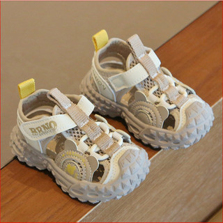 MỚI Dép Sandal Giày Thể Thao Phối Lưới Quai Dán Cho Bé Trai K060