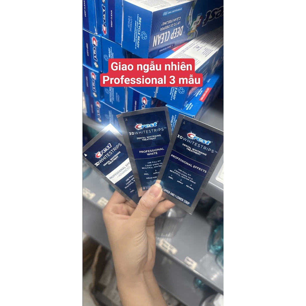 Ảnh Miếng dán trắng răng Crest 3D White Professional Effects 3