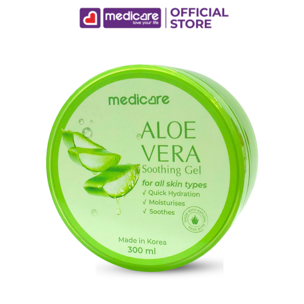 Gel mát da nha đam MEDiCARE giúp dưỡng ẩm sâu 300ml
