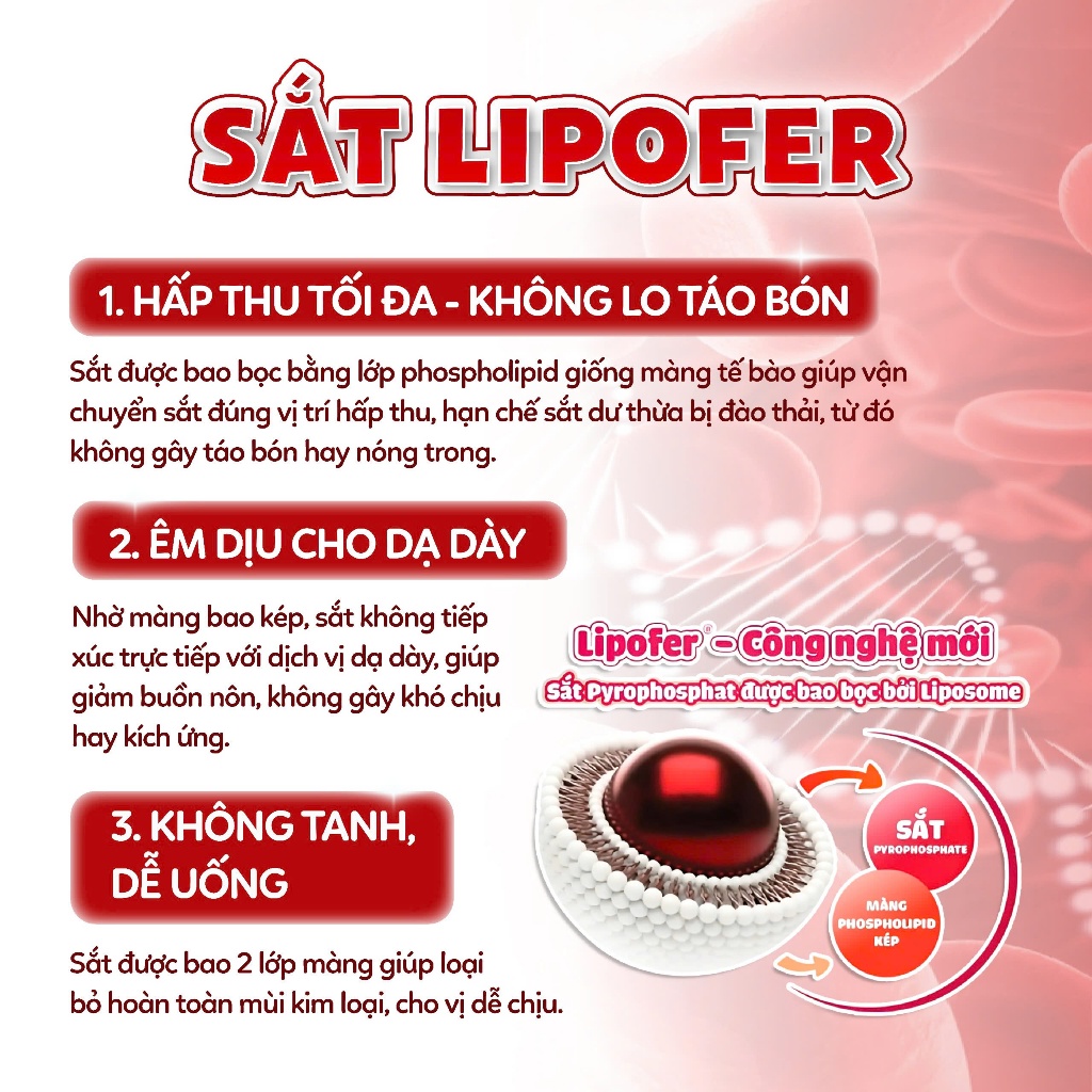 [✨QUÀ XỊN] Sắt Bầu IMOCHILD LIPOFERON Bổ Sung Sắt Hữu Cơ Liposome Không Táo Bón Không Tanh Vị Chanh Cho Bà Bầu Thiếu Sắt