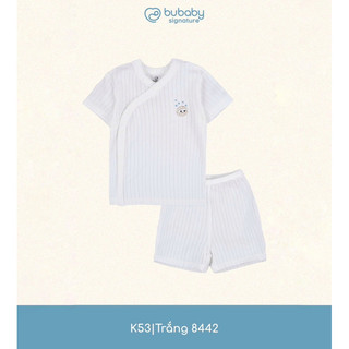 BuBaby BMD130800 Bộ ngắn tay cài chéo Modal cao cấp cho bé trai và bé gái
