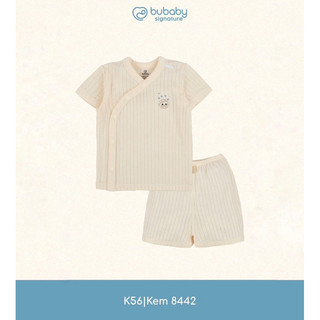 BuBaby BMD130800 Bộ ngắn tay cài chéo Modal cao cấp cho bé trai và bé gái