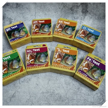Sera Aqua‑Test – Bộ test nước đa chỉ số cho hồ cá cảnh & thủy sinh (pH, GH, KH, NH₃, NO₂…)