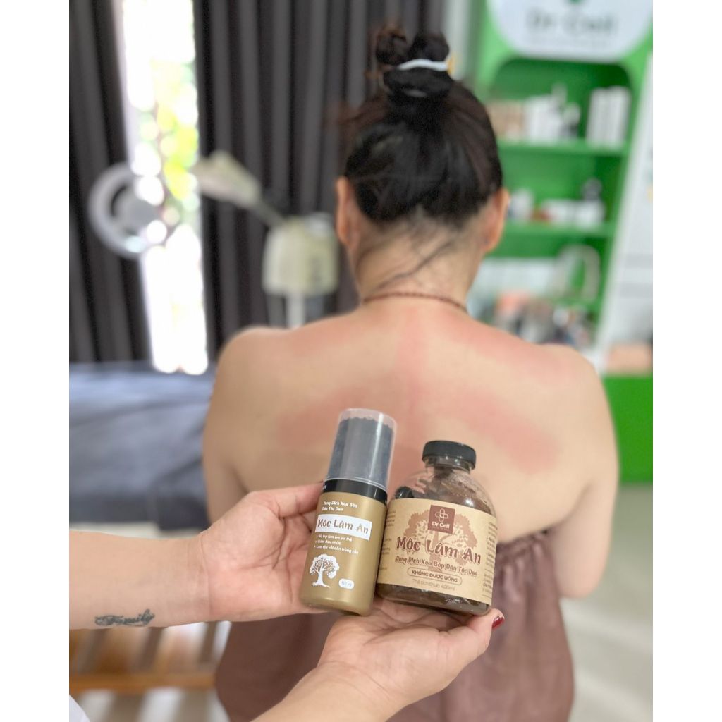 Combo Thanh Lăn 150ml + Chai Dung Dịch 400ml Mộc Lâm An Dr Cell – Giảm Đau Nhức Xương Khớp