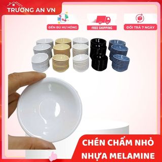 Set 30 Chén đựng nước chấm, chén muối tiêu 3 size nhựa melamine cao cấp
