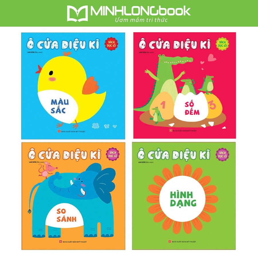 Ảnh Sách Đục Lỗ: Ô Cửa Diệu Kì (Số Đếm - Màu Sắc - Hình Dạng - So Sánh) 1