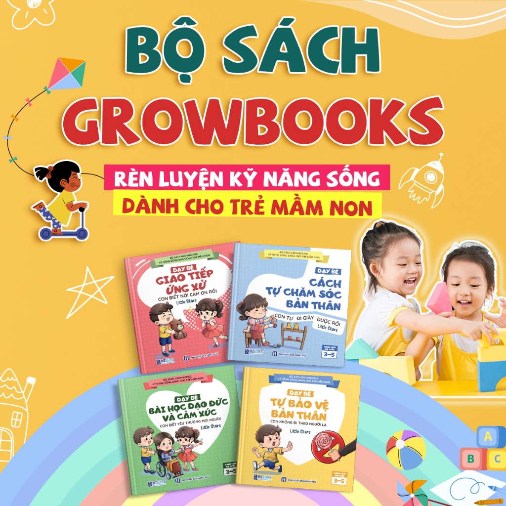 Ảnh Sách Dạy Bé Cách Tự Chăm Sóc Bản Thân: Con Tự Đi Giày Được Rồi - Growbooks - Kỹ Năng Sống Dành Cho Trẻ Mầm Non 1