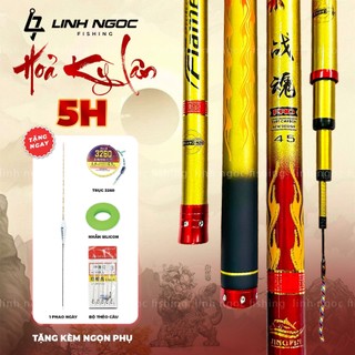 Cần Câu Đài Hoả Kỳ Lân 5h 28i Chuyên Rô Riếc Chép Chất Lượng Cao