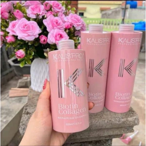 🌸DẦU GỘI Biotin Collagen Kalispro lưu hương lâu, hương nước hoa phục hồi mềm mượt hỗ trợ mọc tóc giảm gàu giảm rụng