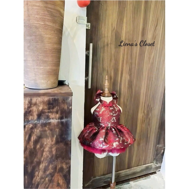 Váy Bé Gái 2 Dây Nơ Lưng Dáng Xòe Dễ Thương Nhà Liena's Closet