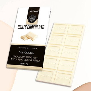 Socola Thanh Trắng White Chocolate Belcholat 31% Cacao Socola Trắng Quà Tặng Cao Cấp L2