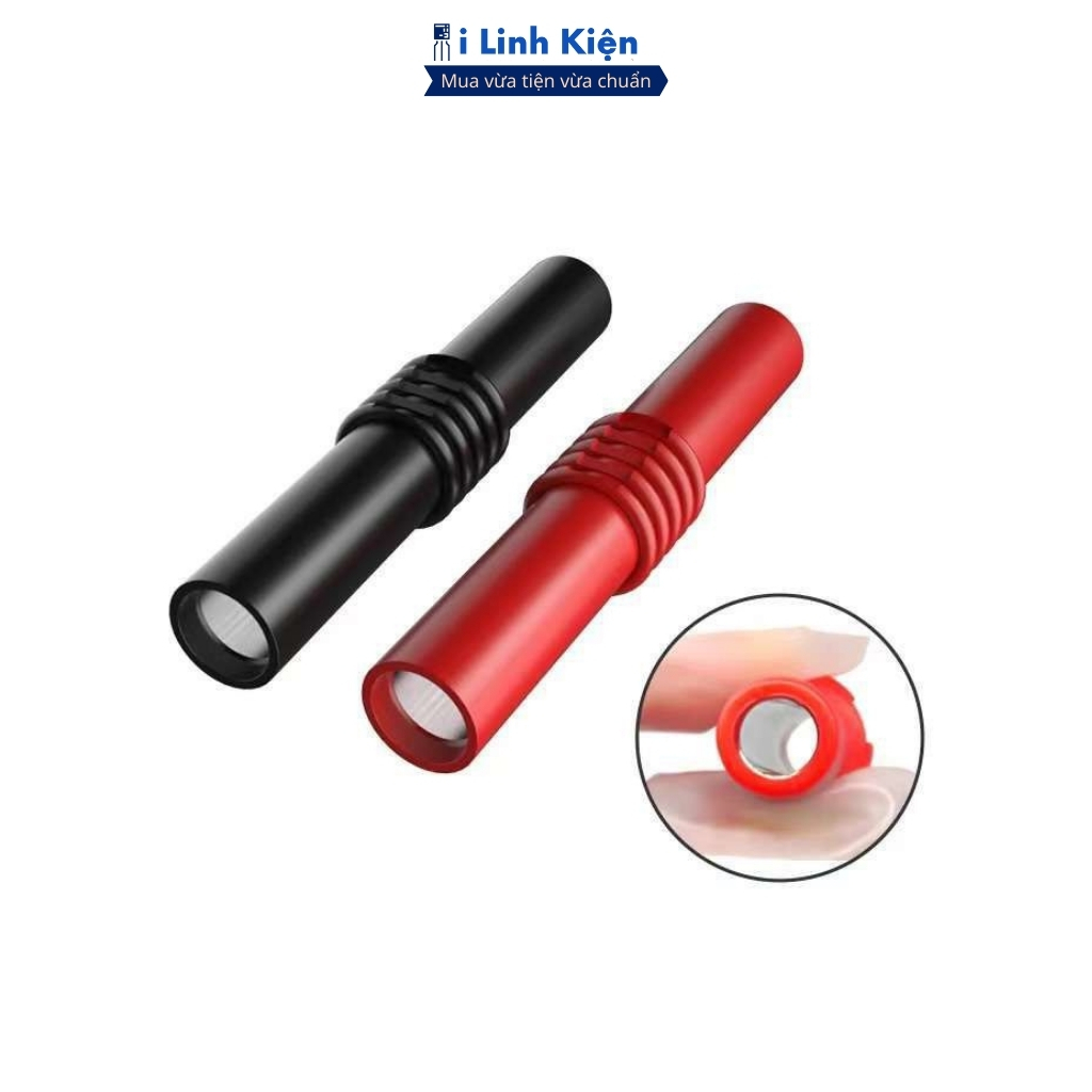 Jack cắm chuối cái cái 4mm chất liệu nhựa PVC đầu nối đồng cái siêu bền ILinhkien
