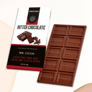 Thanh Socola Đen Belcholat 78% 100g – Bitter Chocolate Đậm Vị Cacao, Ít Ngọt, Socola Cao Cấp L2
