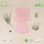 Bộ Cộc Tay Hoạ Tiết Bé Gái Vải Sợi Tre Cho Bé Từ 6-16kg AMI0397