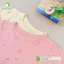 Bộ Cộc Tay Hoạ Tiết Bé Gái Vải Sợi Tre Cho Bé Từ 6-16kg AMI0397