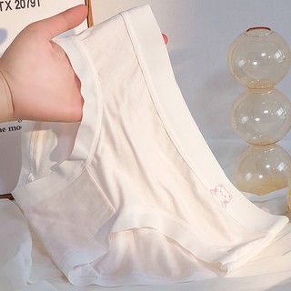 Combo 5 Quần Lót Cotton Nữ Thấm Hút Mồ Hôi Viền Hình Gấu Xinh, Quần Chip Khử Mùi King Shop LY-03