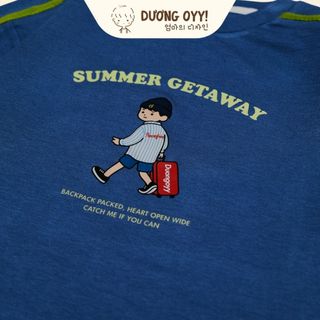Áo thun trẻ em in LƯỚT VÁN cotton cao cấp size 14-38KG style Hàn Quốc  | Dương Oyy 010425215