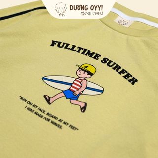 Áo thun trẻ em in LƯỚT VÁN cotton cao cấp size 14-38KG style Hàn Quốc  | Dương Oyy 010425215