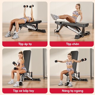 Ghế Tập Thể Dục Tại Nhà (sẵn hàng), Ghế Tập Toàn Thân Đa Năng, Dụng Cụ Tập Gym Tại Nhà