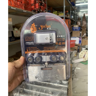 Bánh Xe Treo INOX 304 Lắp Cửa Kính Cường Lực - Chịu Tả Lớn 120Kg , Bánh Xe Cửa Lùa Siêu Tải ( Bảo Hành 24 Tháng)