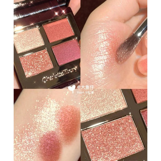 Bảng Phấn Mắt Charlotte Tilbury Luxury Eyeshadow Palette Pillow Talk 4 Màu Chống Thấm Nước |