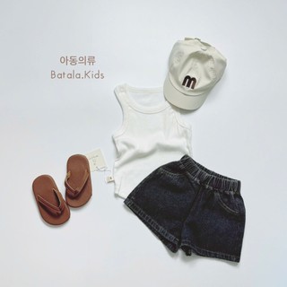 (Combo 2 quần) Quần short jean bé gái bé trai  Batala Kids, Quần đùi bò mùa hè cho bé quần cộc 8-30kg SHORTJEAN-Muoitieu