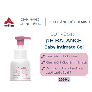 Bọt vệ sinh cho bé pH Balance Baby Intimate Gel dịu nhẹ, ngừa hăm tã, tăng cường hệ vi sinh vùng kín