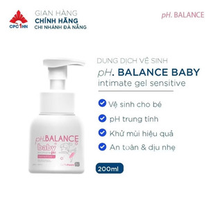 Bọt vệ sinh cho bé pH Balance Baby Intimate Gel dịu nhẹ, ngừa hăm tã, tăng cường hệ vi sinh vùng kín