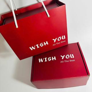 (Wish thiệp đỏ) Combo hộp túi quà kèm set 3 thỏi son và nước hoa phụ kiện xinh xắn