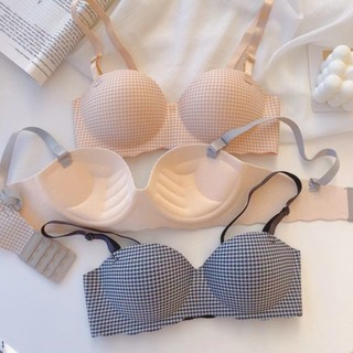 Combo 3 Áo ngực nữ không gọng mút bàn tay dày nâng ngực chất su mịn màn thoáng mát King Shop A-923