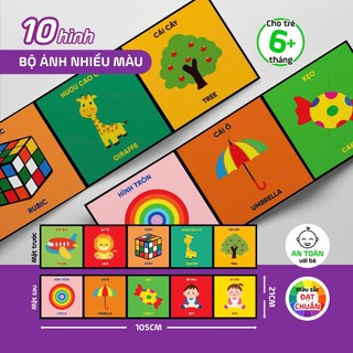 Bộ Sách Kích Thích Thị Giác Cho Em Bé Từ 0-3 Tuổi - Trọn Bộ 3 Quyển