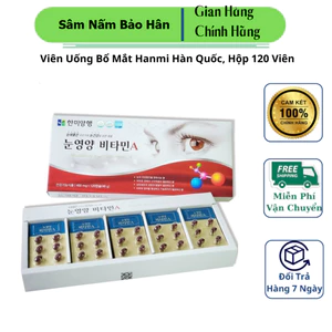 Viên Uống Bổ Mắt Hanmi Hàn Quốc, Hộp 120 Viên