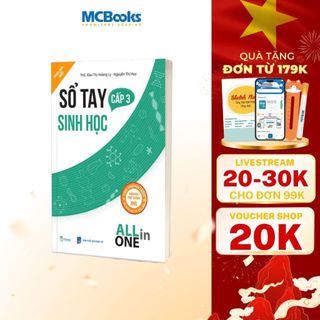 Sách - Sổ Tay Sinh Học Cấp 3- All In One (Cập Nhật Chương Trình SGK Mới)