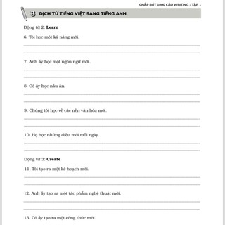 Combo 2 Sách Chấp Bút 1000 Câu Writing – 60 Ngày Gieo Trồng Tư Duy Writing- Cải Thiện Kỹ Năng Viết [Kèm Audio]