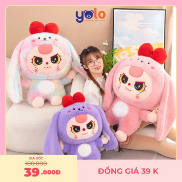 Gấu Bông Baby Three cao cấp. thú nhồi bông Baby Three gấu bông siêu cute(hàng gấu bông việt nam)