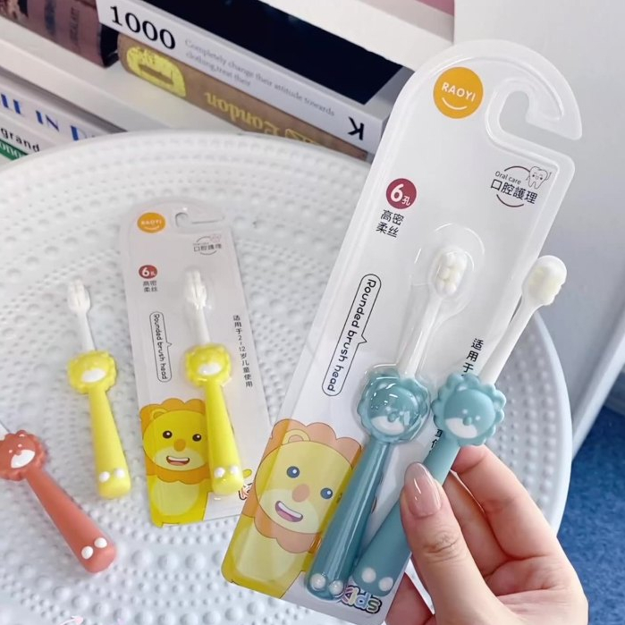 Bàn chải đánh răng trẻ em lông mềm, siêu mịn chăm sóc răng miệng cho bé từ 1-10 tuổi