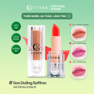 Son Dưỡng Saffron Có Màu - Dưỡng Ẩm Môi - Cải Thiện Nứt Nẻ - Giảm Thâm Môi - 4g