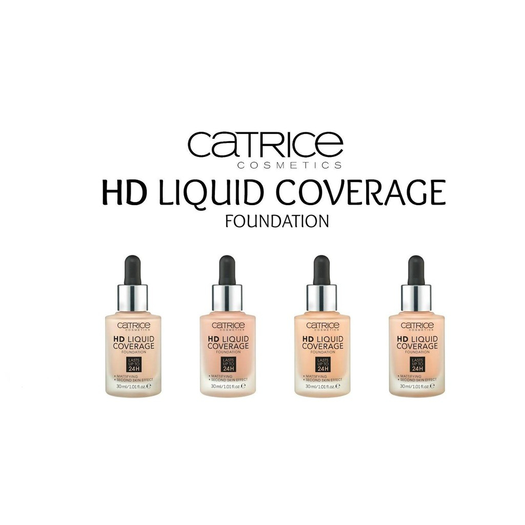 Kem Nền Catrice HD Liquid Coverage Foundation 30ml Cocolux