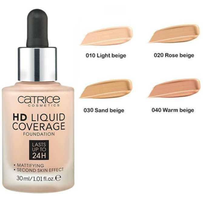 Kem Nền Catrice HD Liquid Coverage Foundation 30ml Cocolux