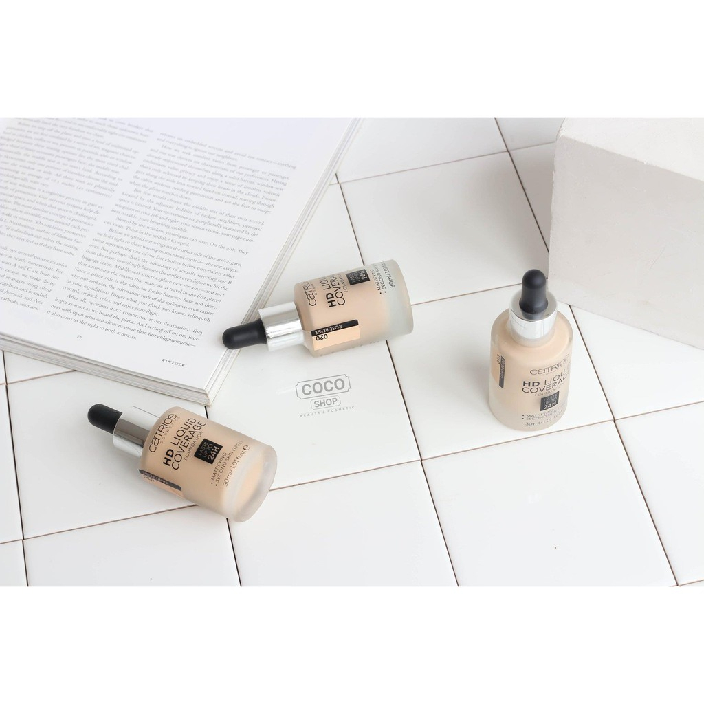 Kem Nền Catrice HD Liquid Coverage Foundation 30ml Cocolux